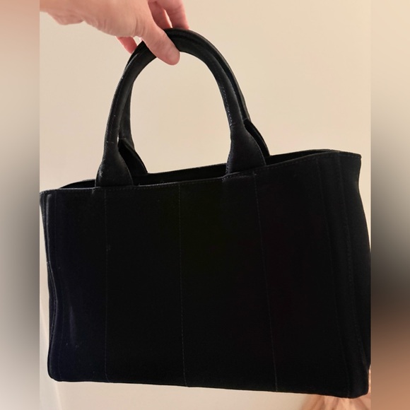Prada Black Tote with Silver Studs - Picture 3 of 5